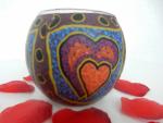 Leuchtglas Hearts